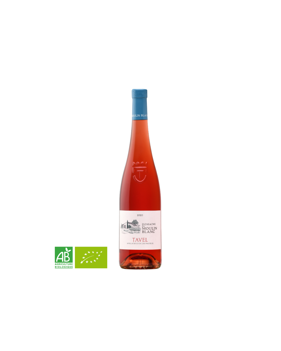 AOP Tavel Rosé 2023, Domaine du Moulin Blanc