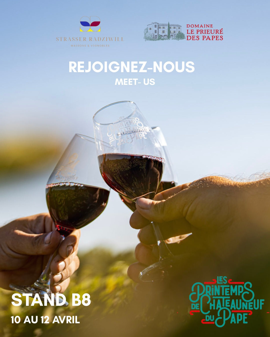 Printemps de Châteauneuf-du-Pape 2026 : dégustation de vins d’exception en un seul endroit !