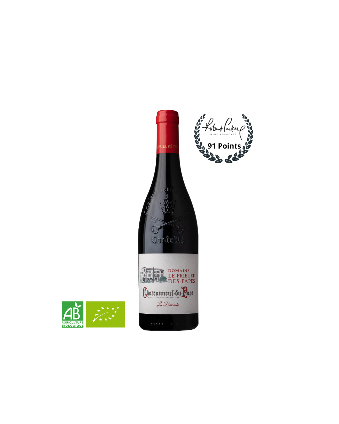 La Bessade 2021, AOP Châteauneuf-du-Pape Rouge, Domaine Le Prieuré des Papes