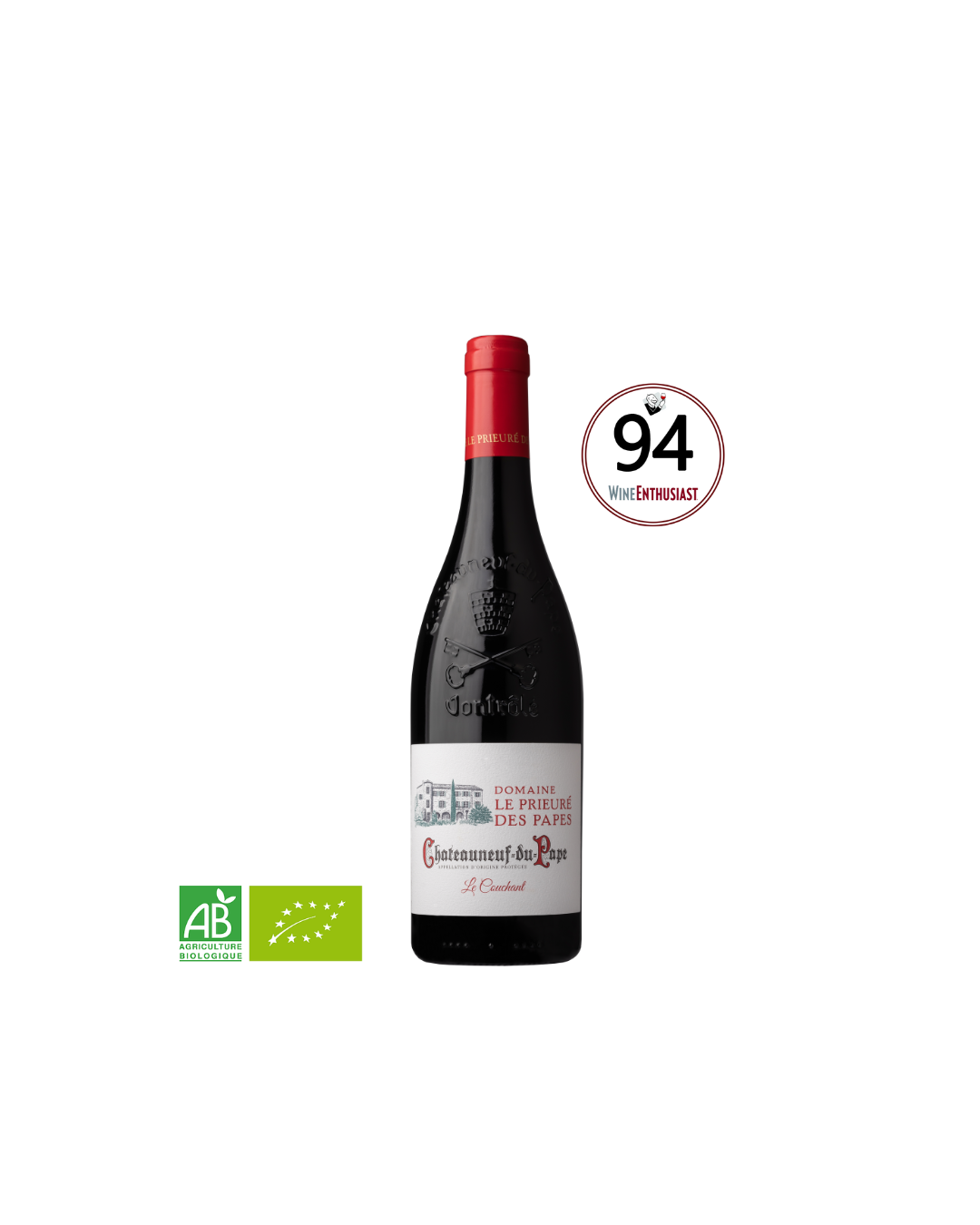 Le Couchant 2020, AOP Châteauneuf-du-Pape Rouge, Domaine Le Prieuré des Papes