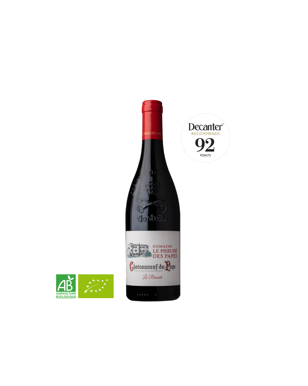 La Bessade 2022, AOP Châteauneuf-du-Pape Rouge, Domaine Le Prieuré des Papes